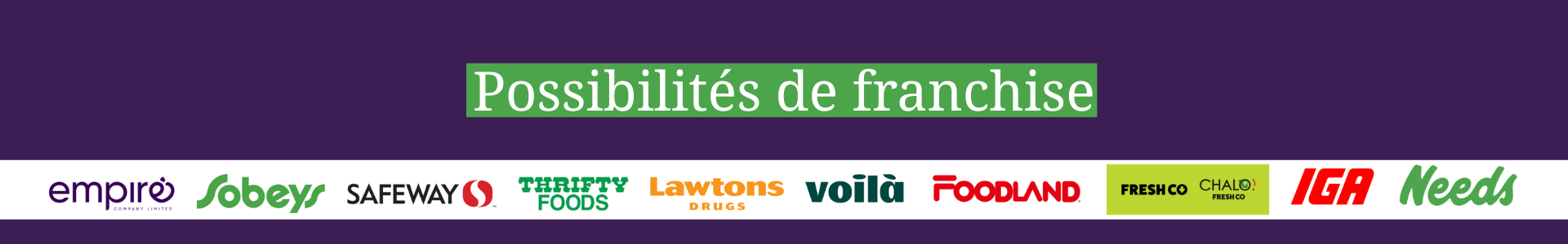 Franchise - desktop FR